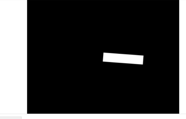 Rectangular mask in Mask Only view