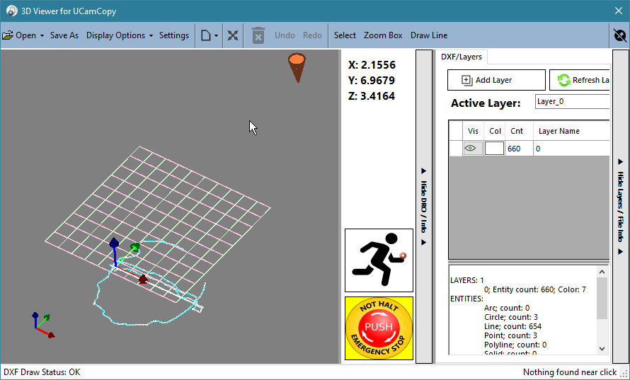 The 3D viewer