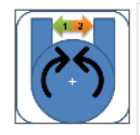 Rotary slot button