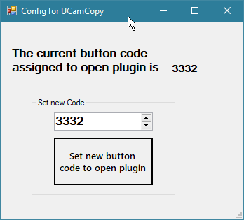 The Config dialog